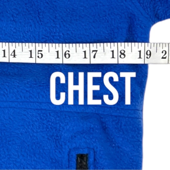 Baru Sports MENS SIZE XS Lightweight Fleece Full Zip Jacket Blue Zip Pockets New - Picture 12 of 14